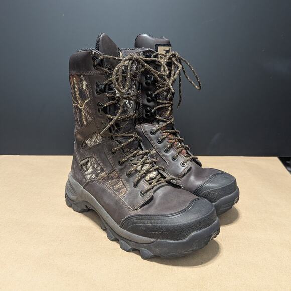 Red Wing Irish Setter King Toe Camo Leather Work Boots Lace Up Hunting Camping - Picture 2 of 8